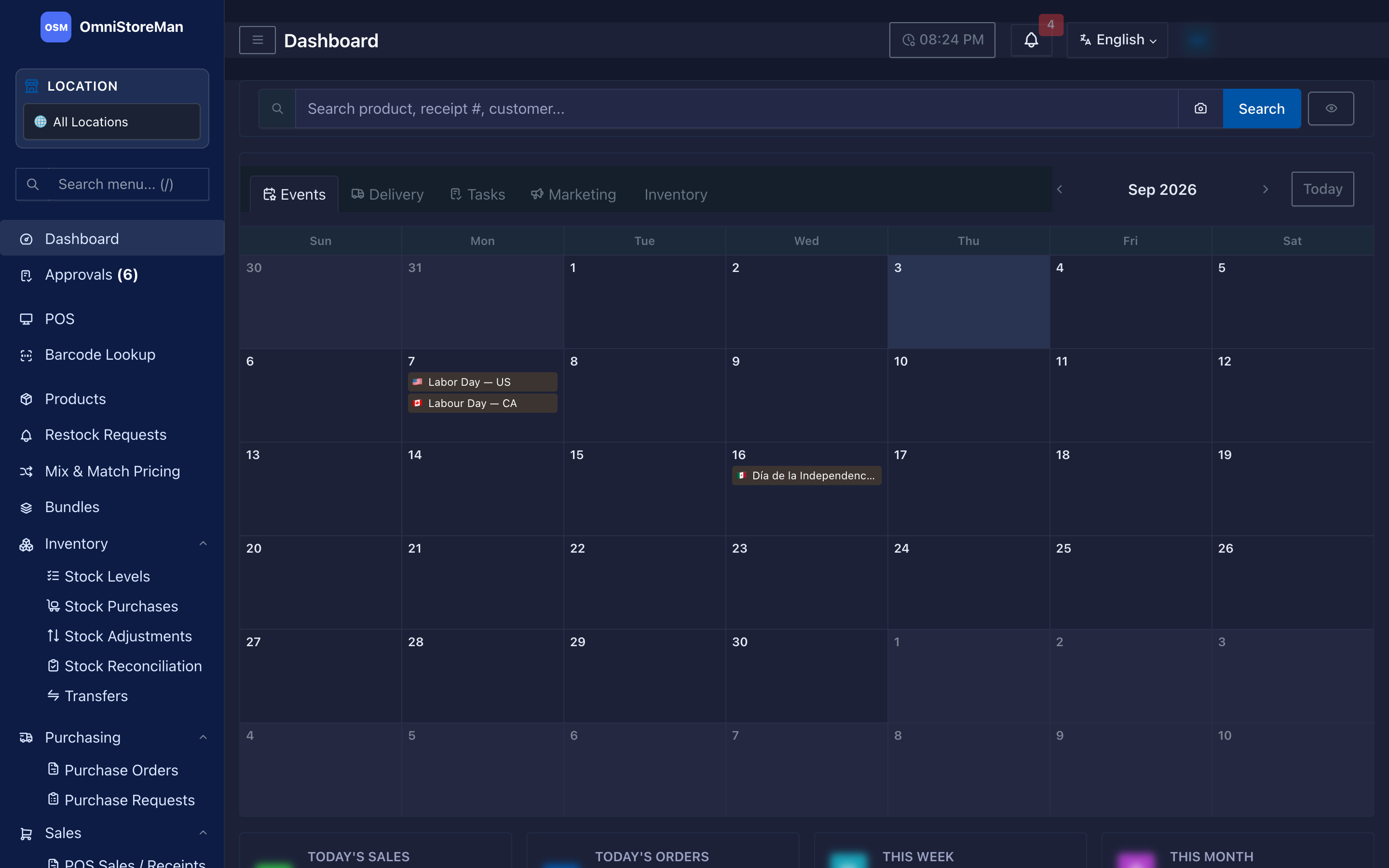 Dashboard preview